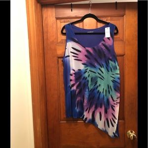 NWT! Lane Bryant, floral abstract, asymmetrical